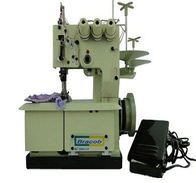 Máquina Galoneira Bracob 3 agulhas semi industrial BC 2600-3 - 110V