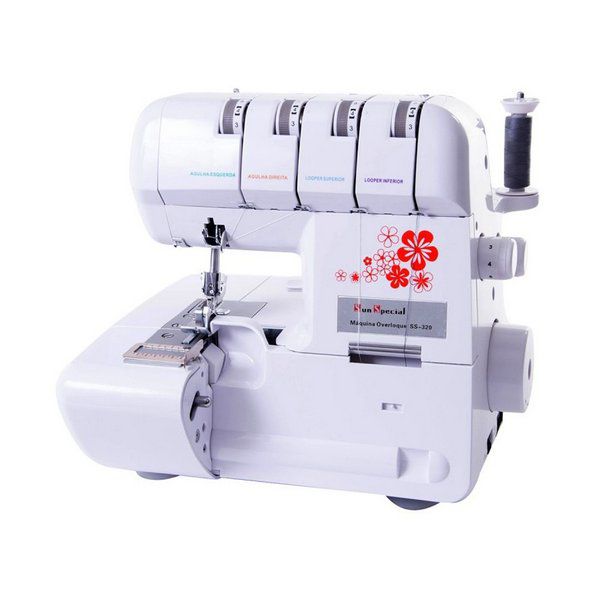 Máquina Overloque Ponto Cadeia Portátil Sun Special SS320 - 220 V