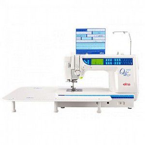 Máquina de Costura Elna 7300 Com 126 pontos 7 tipos de caseados Braço Longo - 110 V