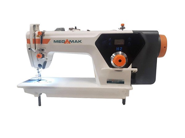 MAQUINA RETA DIRECT DRIVE COM CORTE DE LINHA AUTOMATICO MEGAMAK H2 220 V + KIT PREMIUM EXCLUSIVO