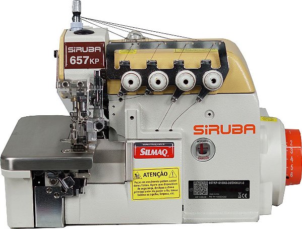 MAQUINA INTERLOCK LINHA ECO DIRECT DRIVE SIRUBA 657KP-516M2-55 /DKKU1-0 - 220 V