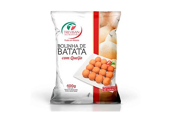 BOLINHA DE BATATA COM QUEIJO 400 GRAMAS TREVISAN