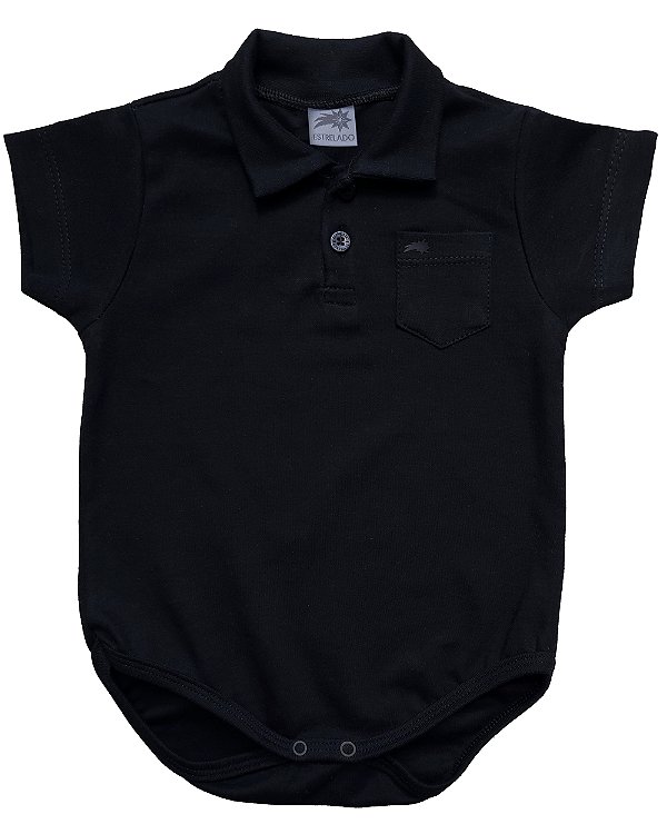 Polo Astro - Suedine Preta