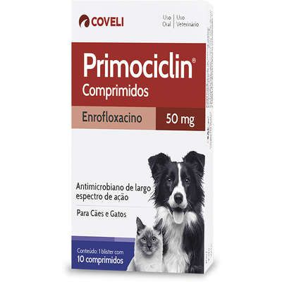 Antimicrobiano Coveli Primociclin para Cães e Gatos
