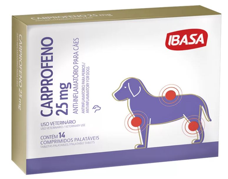 Anti-inflamatório Ibasa Carprofeno para Cães