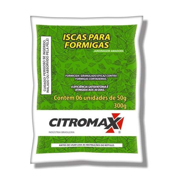 Isca Para Formigas Citromax 300gr ( 6Unidades de 50gr)