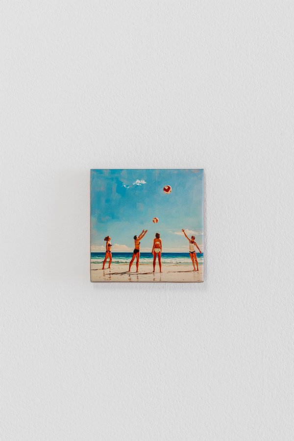 azulejo decorativo vôlei na praia