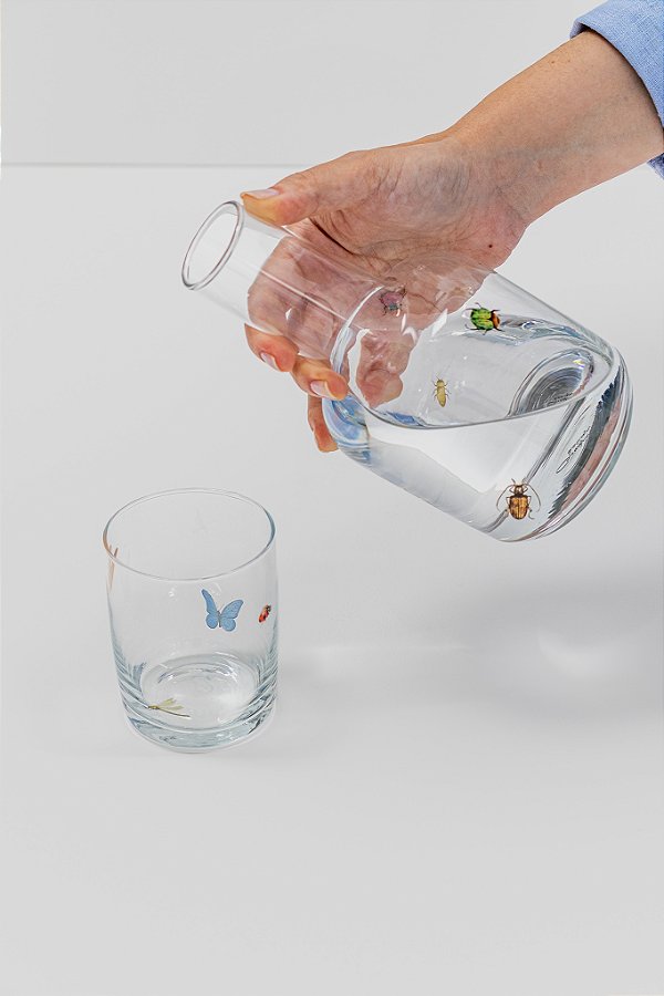 moringa de vidro insetos