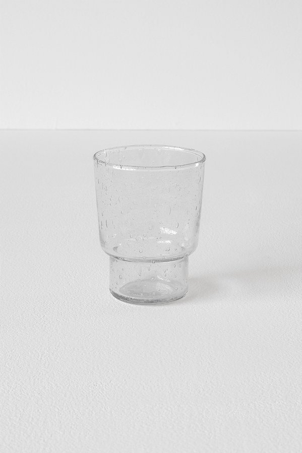 copo em vidro reciclável bubble