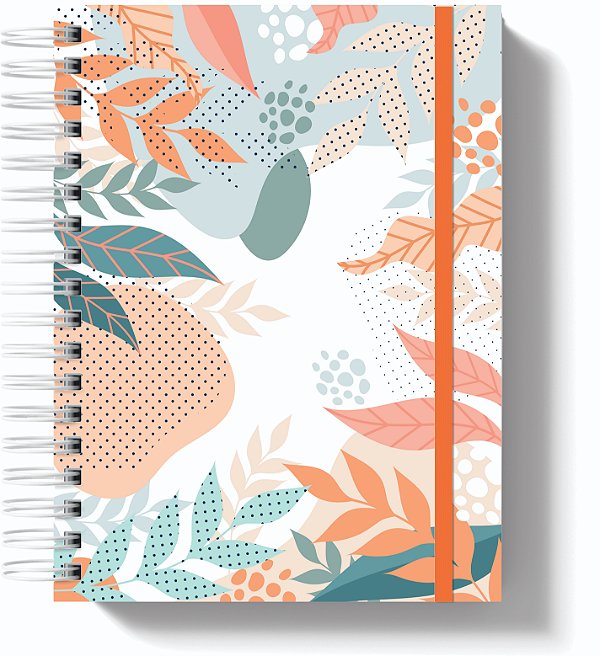 Agenda Permanente: Abstrato Floral