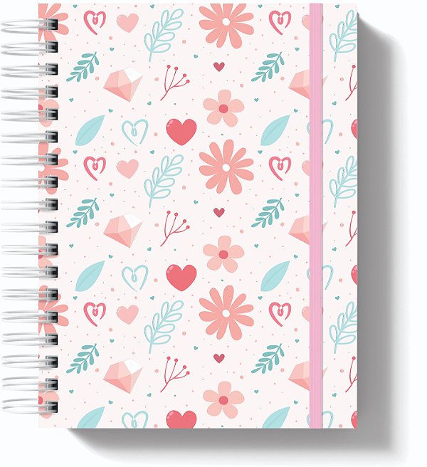Agenda Permanente: Flores Vermelho