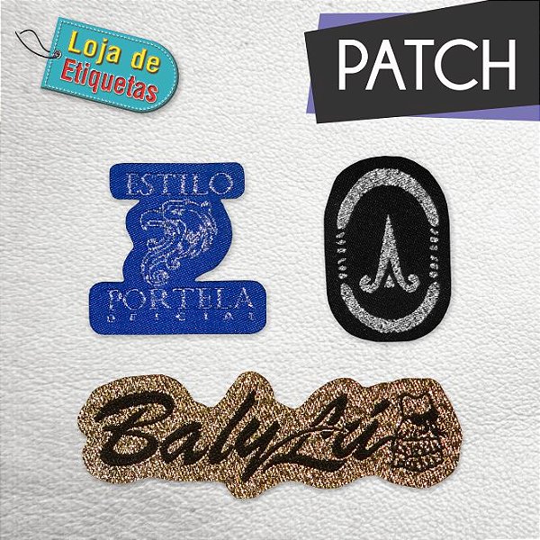 Patch Bordado - Com Brilho (Lurex) (1.000 peças)