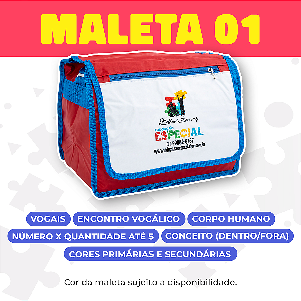 Maleta 01 - Kit com 30 Pastas (Sem estratégia)