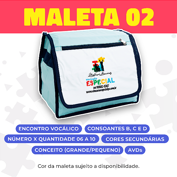 Maleta 02 - Kit com 30 Pastas (Sem estratégia)