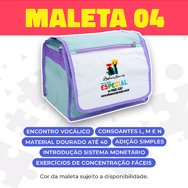 Maleta 04 - Kit com 30 Pastas (Sem estratégia)