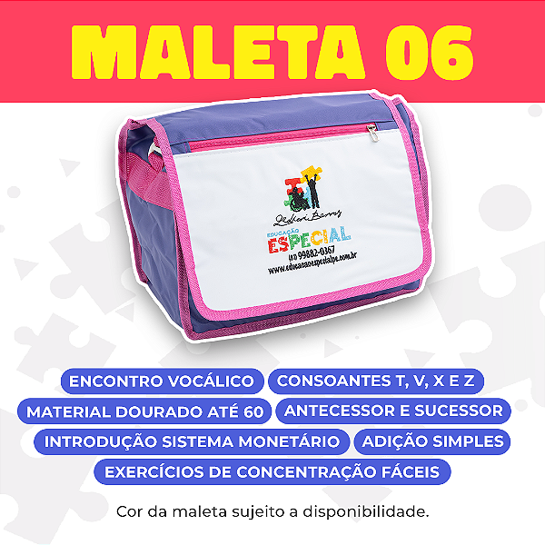 Maleta 06 - Kit com 30 Pastas (Sem estratégia)