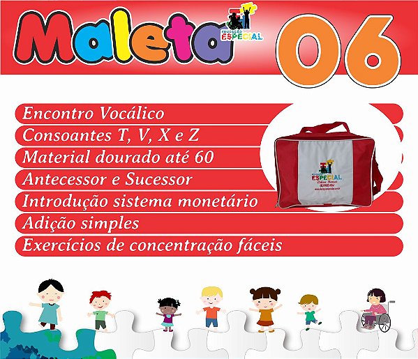 Maleta 06 - Kit com 30 Pastas (Sem estratégia)