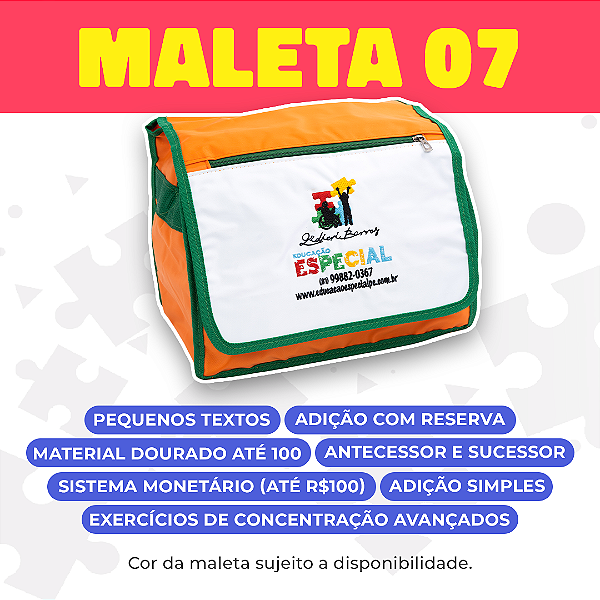 Maleta 07 - Kit com 30 Pastas (Sem estratégia)