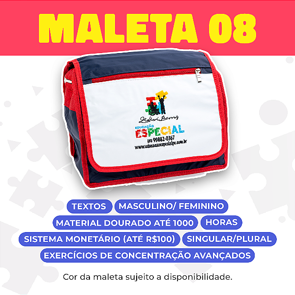 Maleta 08 - Kit com 30 Pastas (Sem estratégia)