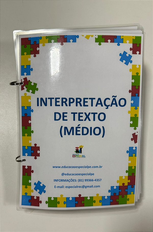 BLOCO PEDAGÓGICO - INTERPRETAÇÃO DE TEXTO (MÉDIO)