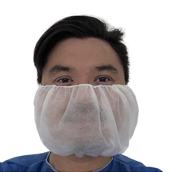 Máscarara BARBA/BIGODE Descartavel em TNT c/100UN