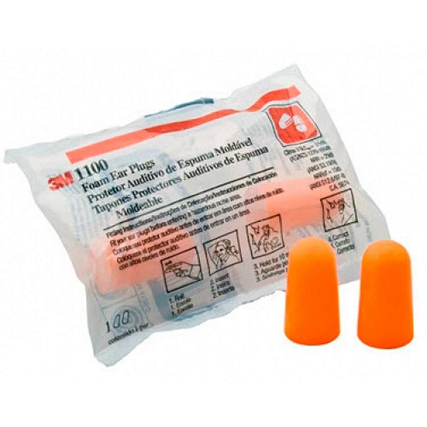 Protetor Auricular 3M Tipo Espuma S/cordão 1100