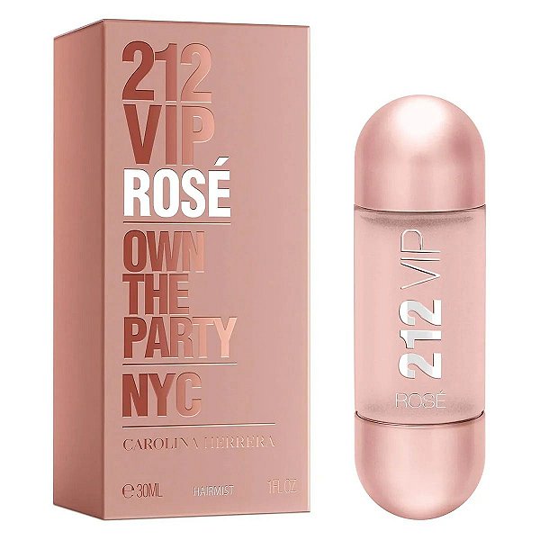 CAROLINA HERRERA – Perfume para os cabelos  - 212 Vip Rose Hair Mist  30ml