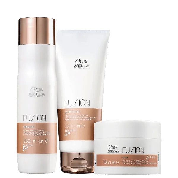 Kit Wella Professionals Fusion Trio Tratamento (3 Produtos)