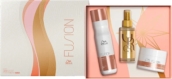 Kit Box Wella Professionals Fusion Gift Pack (3 Produtos)