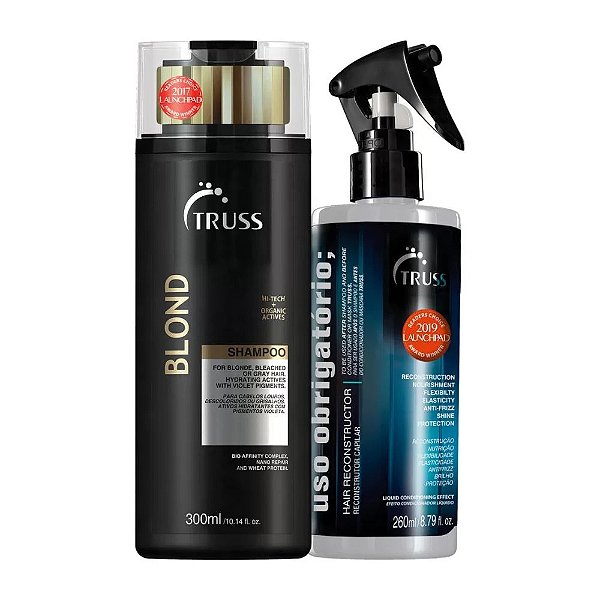 Kit Truss Shampoo Blond 300ml + Uso Obrigatório 260ml