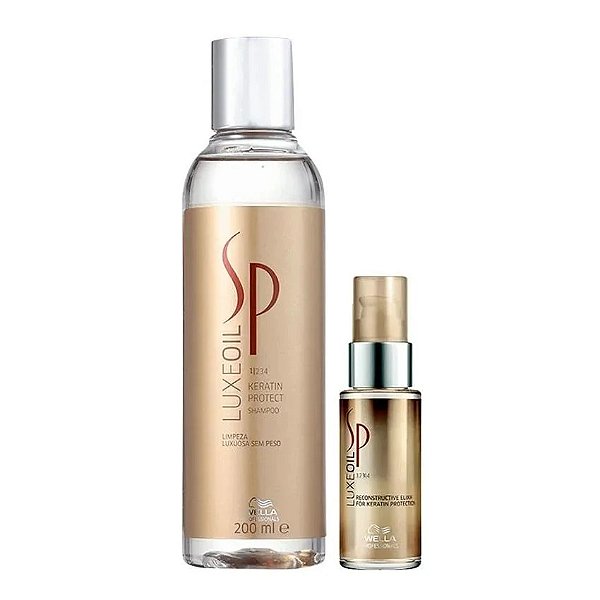 Wella Kit SP Luxe Oil Keratin Shampoo 200ml + Luxe Oil 30ml