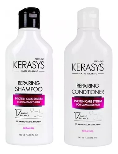 Kit Duo Kerasys Repairing Argan Oil (Sh 180ml + Cond 180ml)