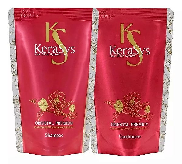 Kit Duo  Kerasys Oriental Premium Refil (Shampoo 500ml + Condicionador 500ml)