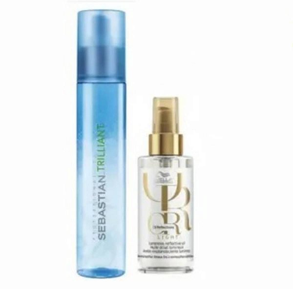 Kit Finalizadores Sebastian Trilliant 150ml + Oil Reflections Ligth 100ml