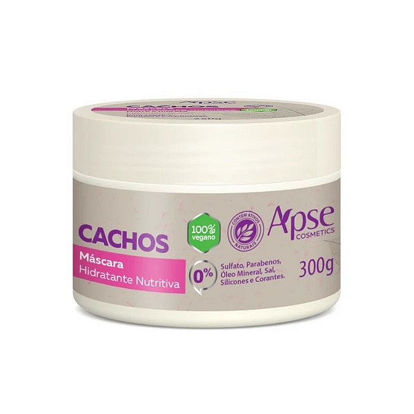 Máscara Cachos Hidratante Nutritiva 300g Apice - Tratamento Condicionante