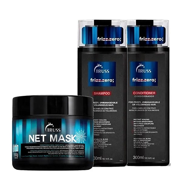 Kit Duo Frizz Zero + Net Mask 550g