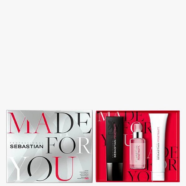 Kit Box Sebastian Professional Penetraitt Shampoo + Máscara + Sérum