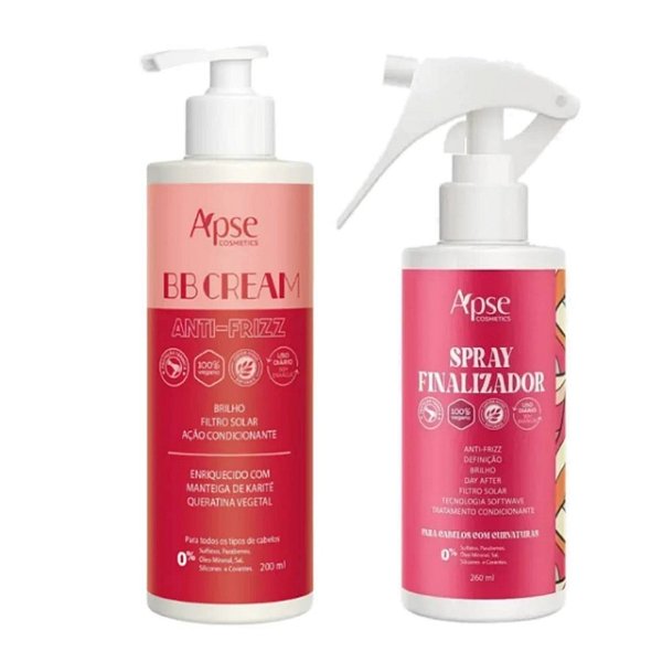 Apice Kit Spray Finalizador 260ml + BB Cream Anti-Frizz 200ml
