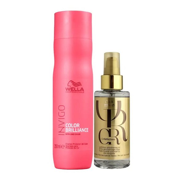Wella Kit Professionals Invigo Color Brilliance Oil Reflections Home (2 Produtos)