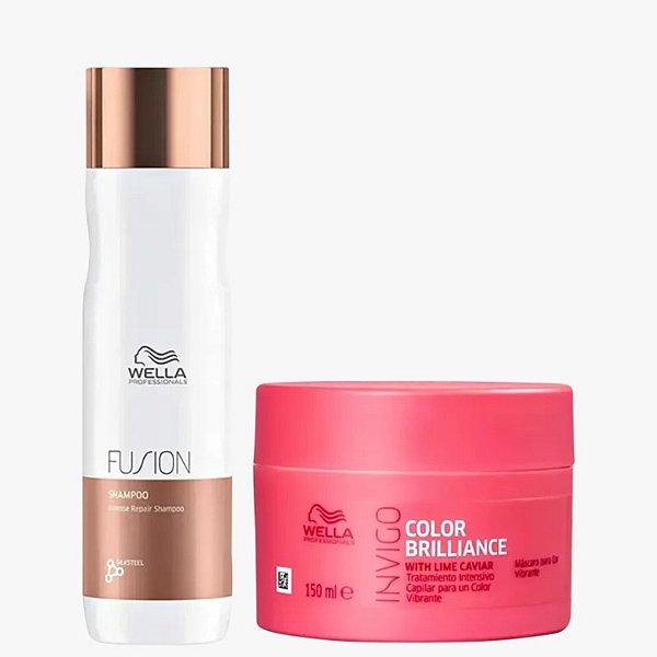 Wella Kit Professionals Fusion Color Brilliance (2 Produtos)