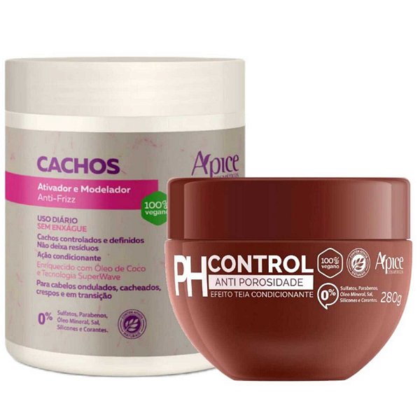 Apice Kit Máscara Ph Control + Ativador e Modelador