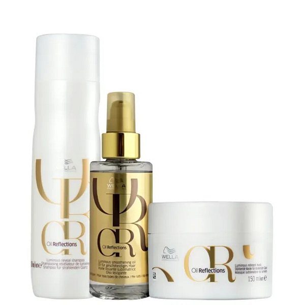 Wella Kit Oil Reflections Luminous Treatment Shine (3 Itens)