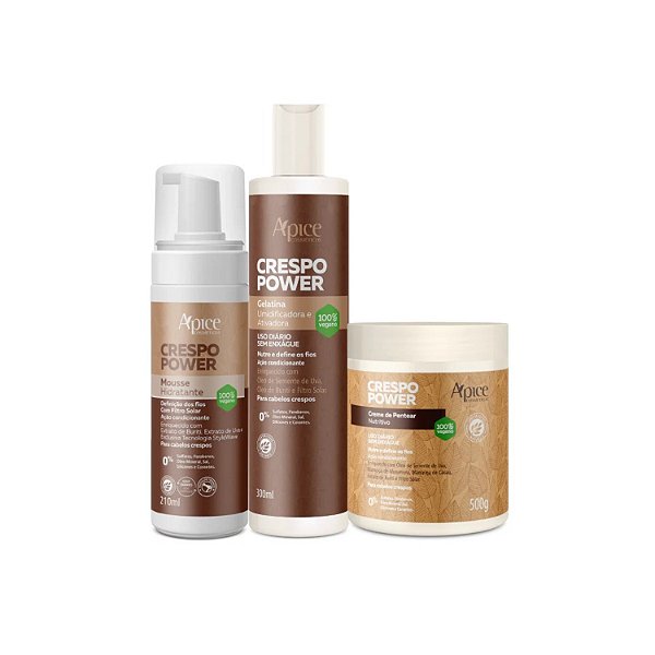 Apice Kit Crespo Power Finalizadores (3 produtos)