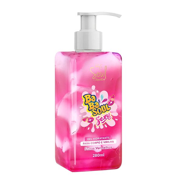 Gel Hidratante Sexy Beijável para Virilha Frutas Vermelhas