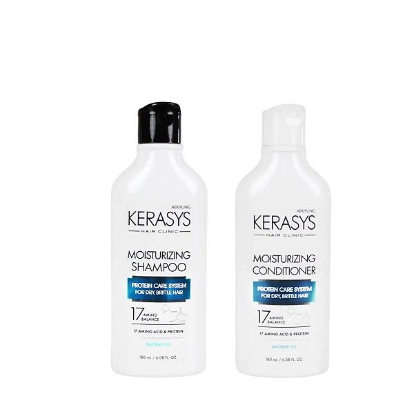 Kit Kerasys  Moisturizing (Shampoo 180ml + Condicionador 180ml)
