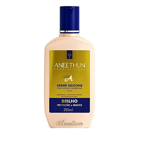 Creme de Silicone Brilho Linha A 250 ml Aneethun