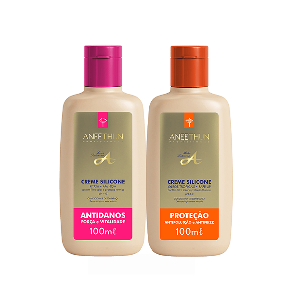 Aneethun Duo Linha A Creme de Silicone (Proteção + Antidanos) 100ml