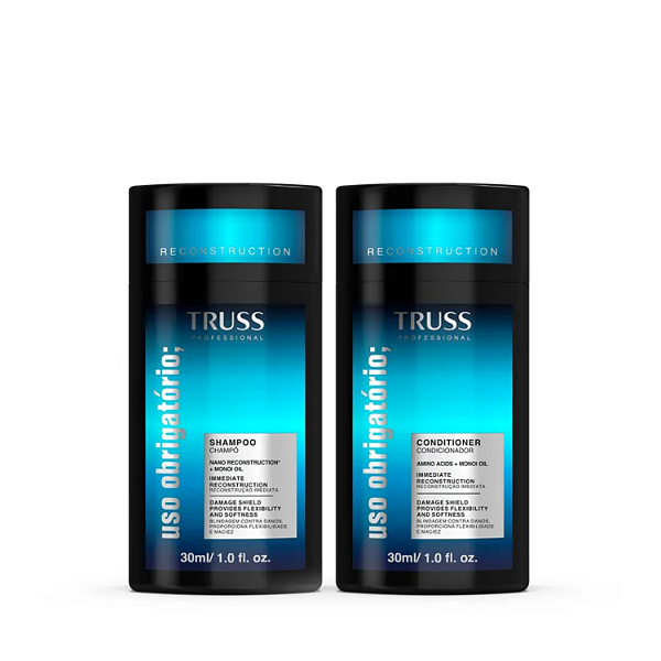 Truss Duo Uso Obrigatório (Shampoo + Condicionador) 30ml