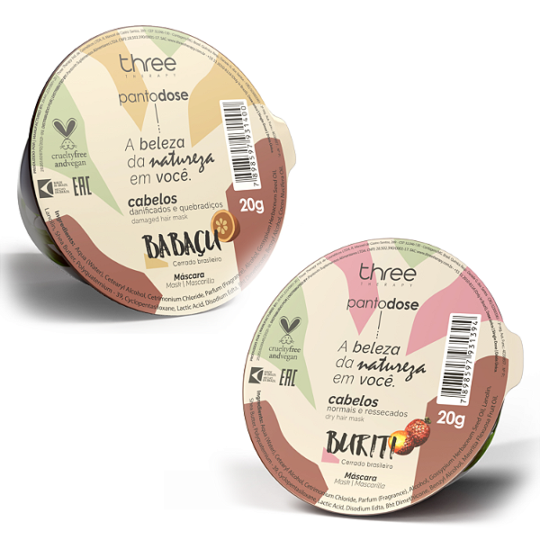 Three Therapy Duo Pantodose (Babaçu + Buriti) 20g
