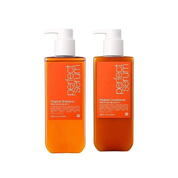 Mise en Scène Kit Perfect Serum (Shampoo + Condicionador) 530ml